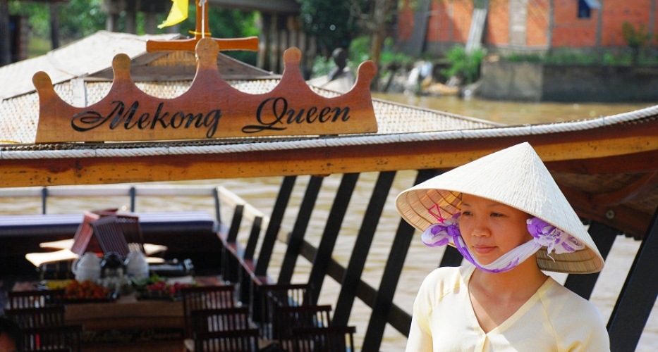 An Bord des Schiffes Mekong Queen Vietnam