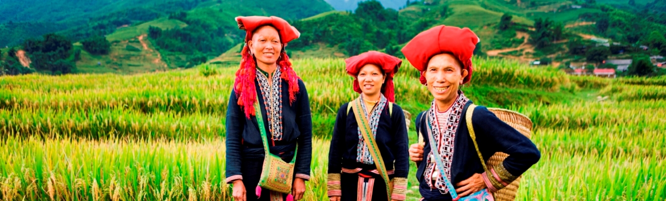 Ethnische Frauen in Sapa, Vietnam