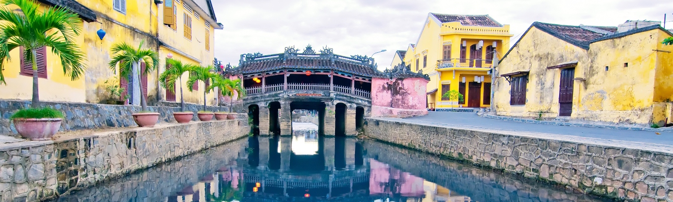 Die japanische Brücke - ein Symbol von der poetischen Hafenstadt Hoi An