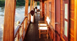 Im Flur von Mekong Delta Schiff Bassac