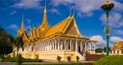 Der Königspalast in der kambodschanischen Hauptstadt Phnom Penh