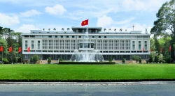 Die Palast der Wiedervereinigung ist ein Wahrzeichen von Ho-Chi-Minh-Stadt