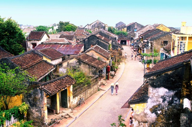 Überblick auf die Altstadt von Hoi An