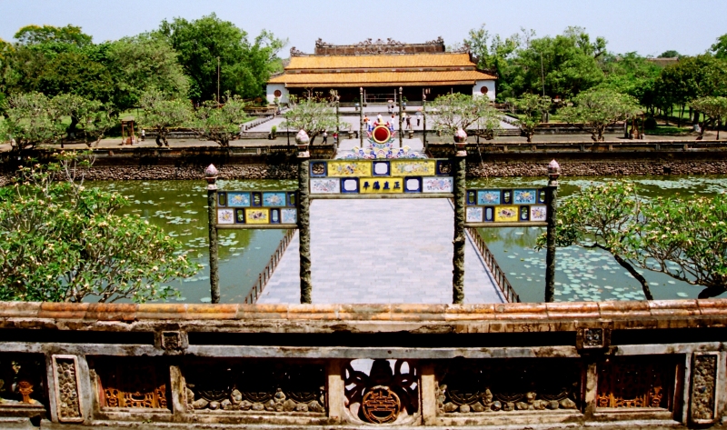 Kaiserliche Zitadelle von Hue, nachempfunden der Verbotenen Stadt in Peking
