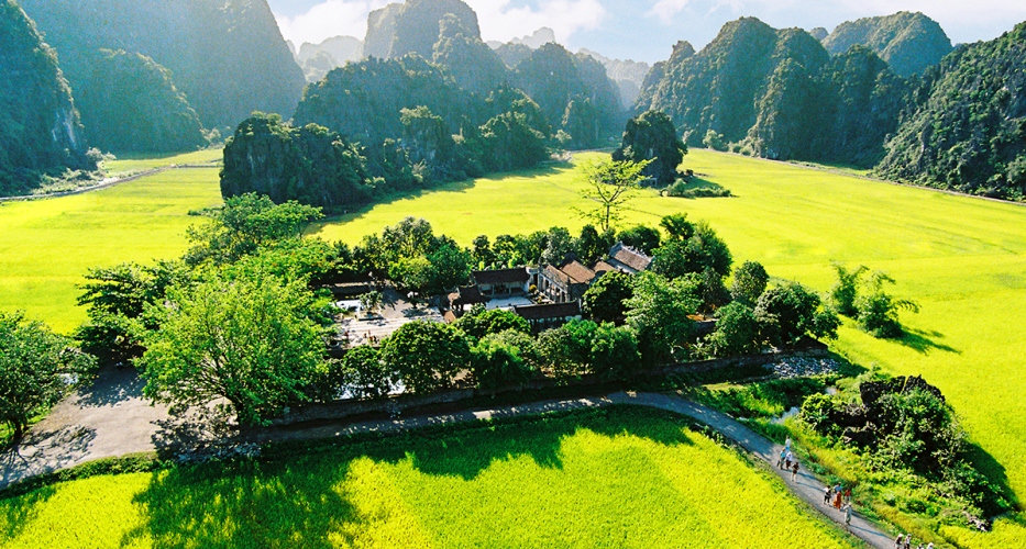Eine Ecke der alten Hauptstadt Vietnams - Hoa Lu