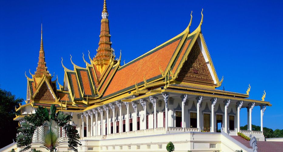 Der Königspalast ist eine der schönsten architektonischen Leistungen von Phnom Penh