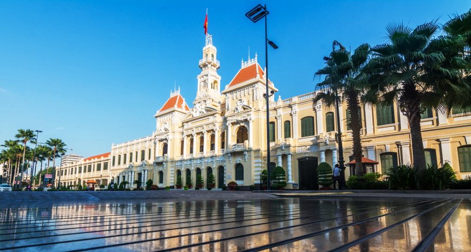 Das Rathaus - eine architektonische Meisterleistung aus der Kolonialzeit von Saigon