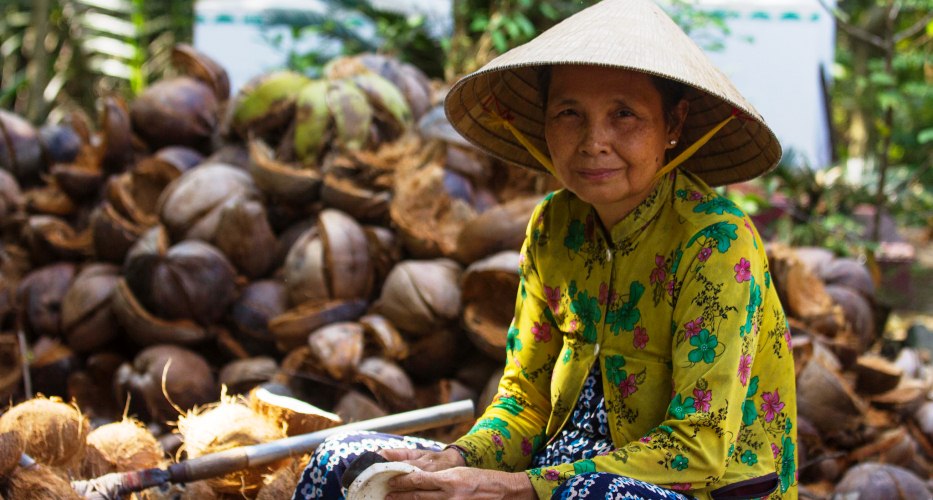 Mekong-Delta Menschen