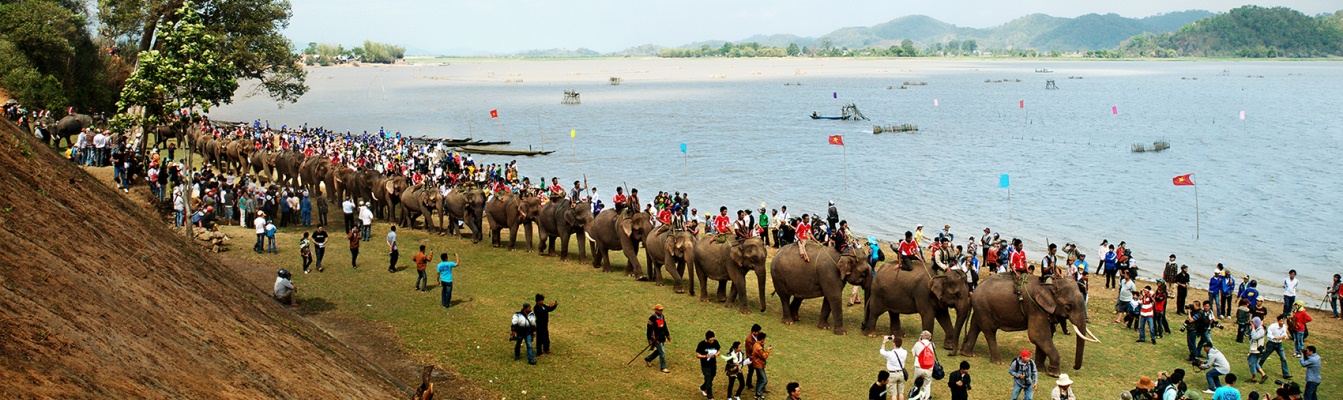Elefantenreiten am See Lak, Buon Ma Thuot