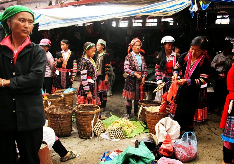 Täglicher Markt in Sin Ho Plateau