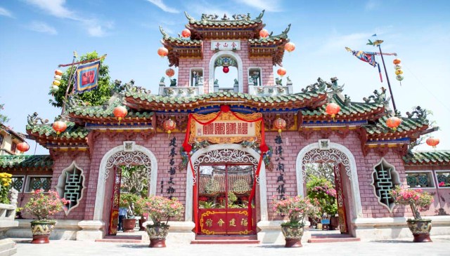 Außenseite von Quan Cong Tempel, Hoi An